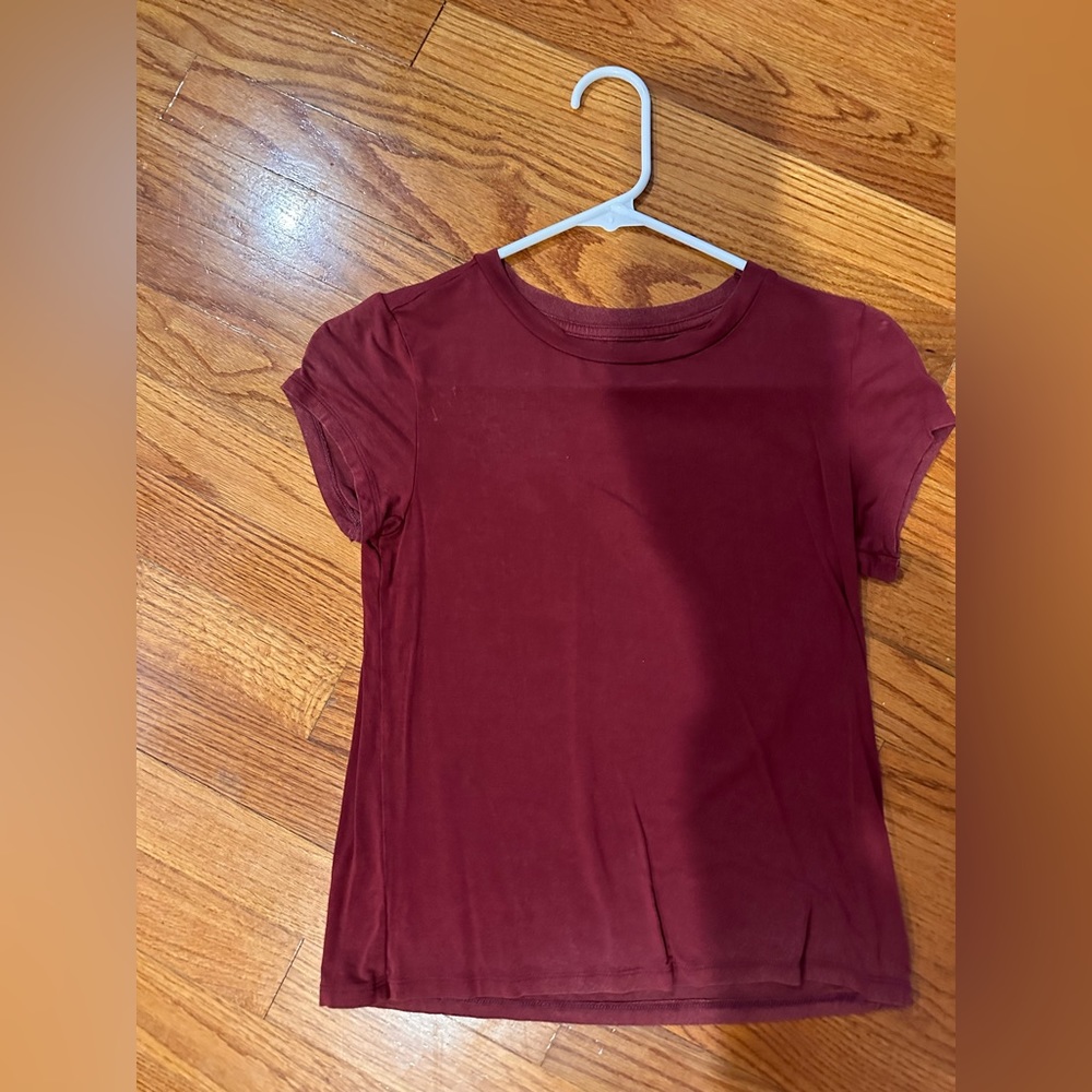 Burgundy T-shirt